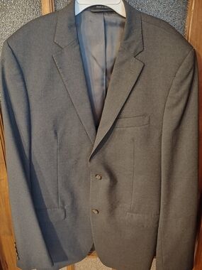 Lauren Ralph Lauren Classic Men's Gray Two-Button Blazer